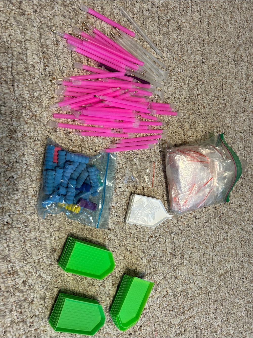 Diamond Art Crafting Items Large Lot